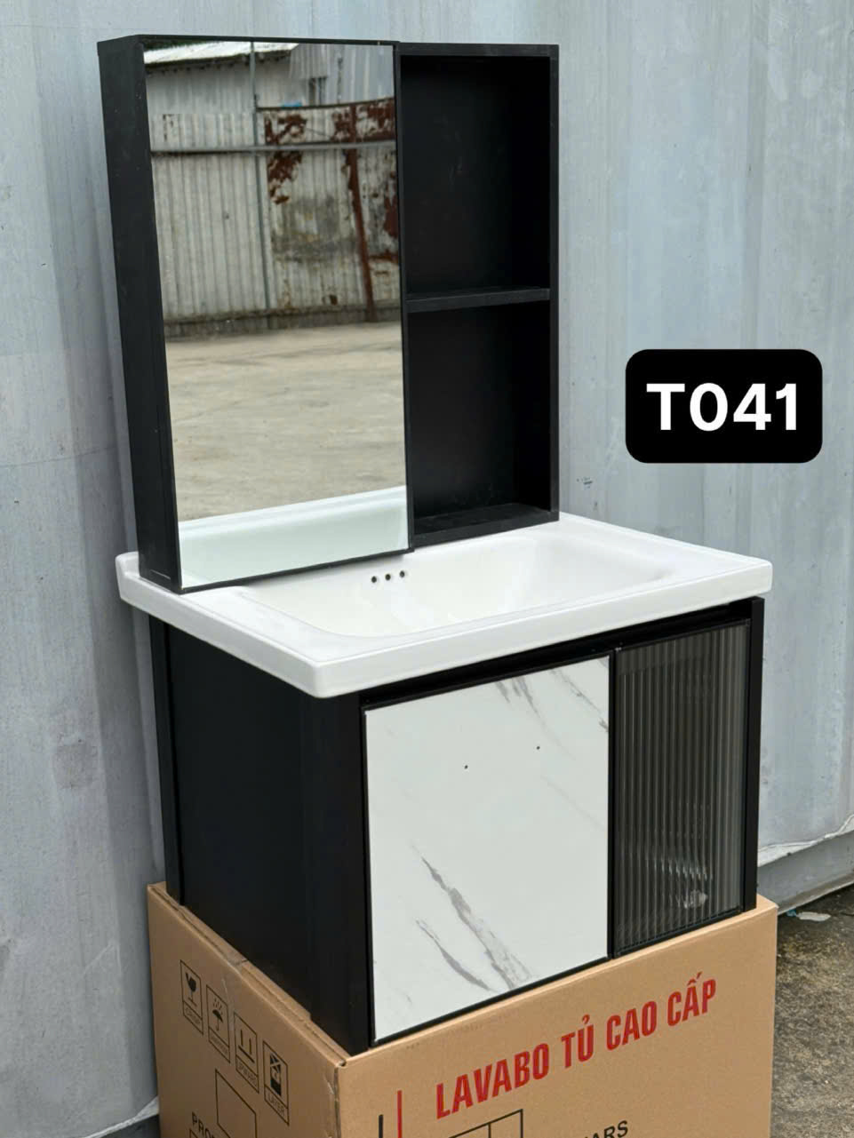 Tủ lavabo nhôm T041 