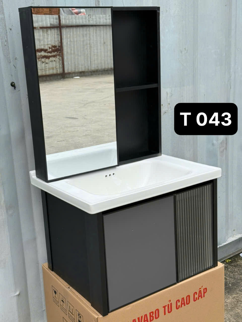 Tủ lavabo nhôm TN043 