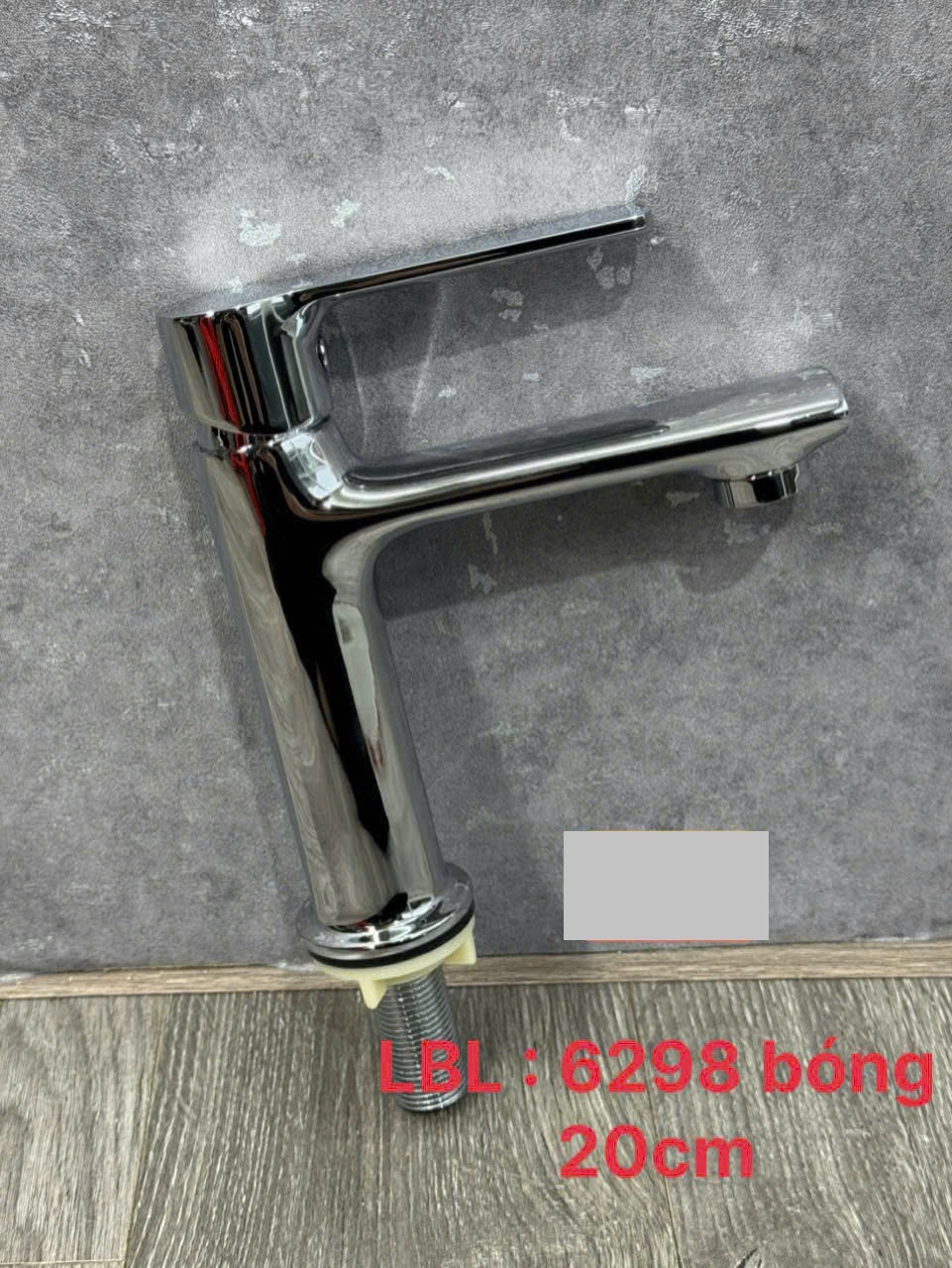 Vòi lavabo Lạnh đồng crom 6298