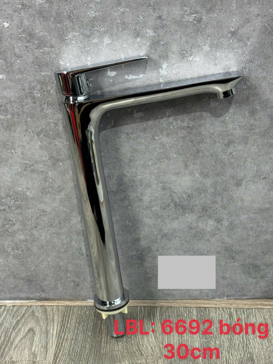 Vòi lavabo Lạnh cao đồng crom 6692