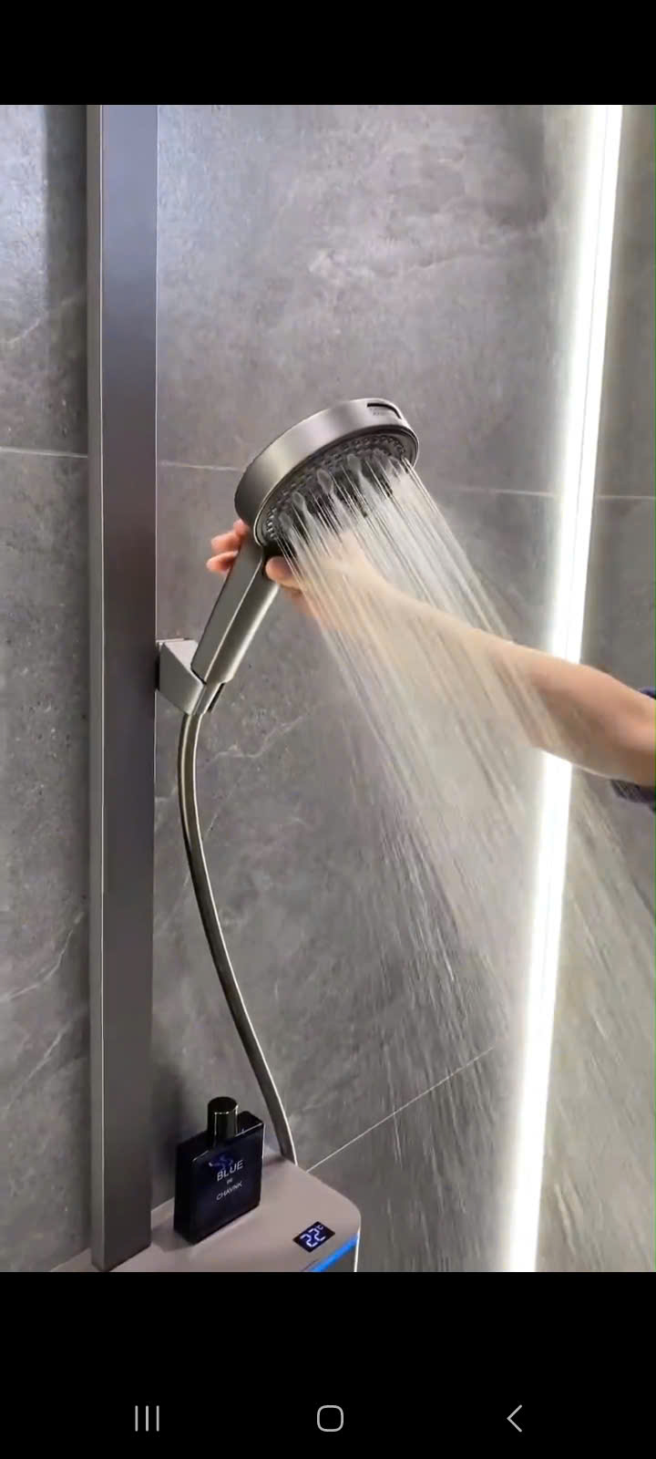 Cây sen phím đàn có đèn hiển thị nhiệt BS01