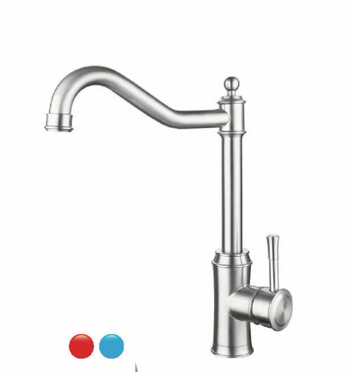 Vòi chén nóng lạnh inox 304 0187