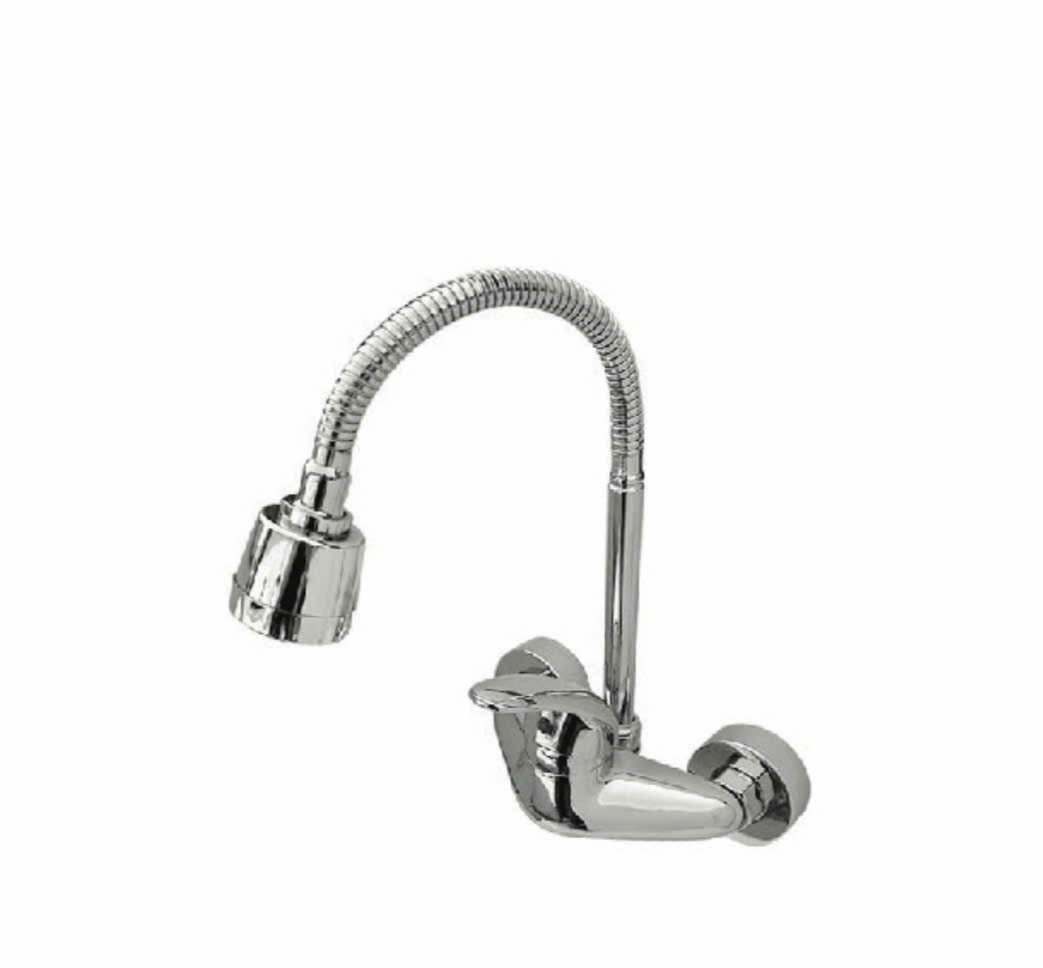 Vòi chén nóng lạnh âm tường đồng crom CN11
