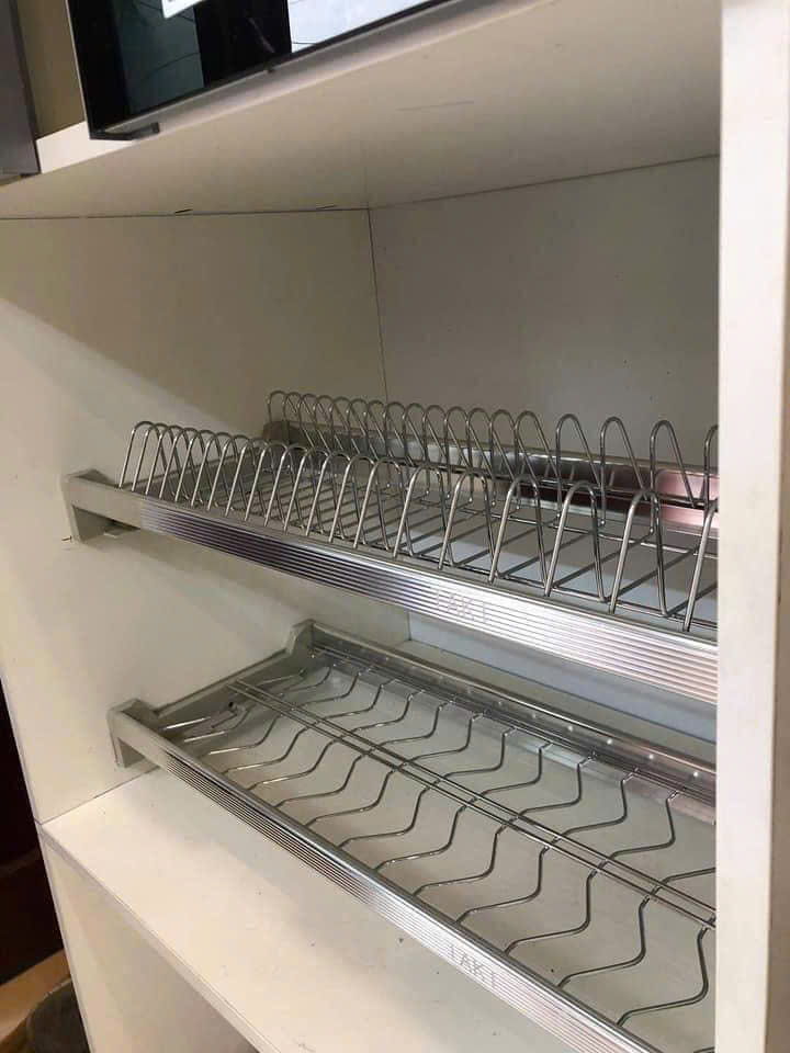 Kệ chén cố định taki gồm 2 tầng